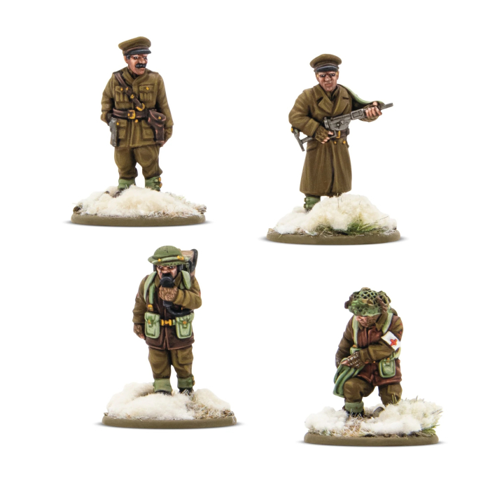 Bolt Action: British & Canadian infantry (Winter) HQ